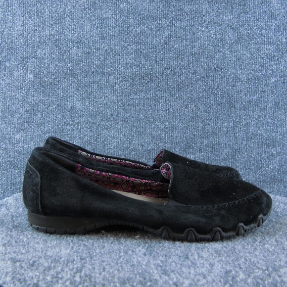 Skechers Relaxed Fit Women Slip-On Shoes Black Leather Slip On Size 8.5 Medium - Picture 4 of 10